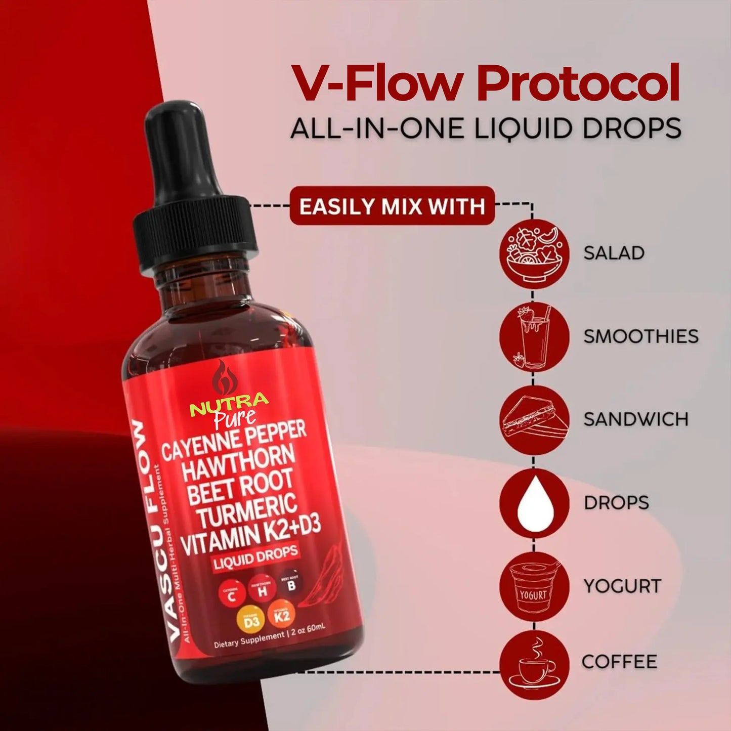 Cayenne Pepper Supplement Liquid Drops