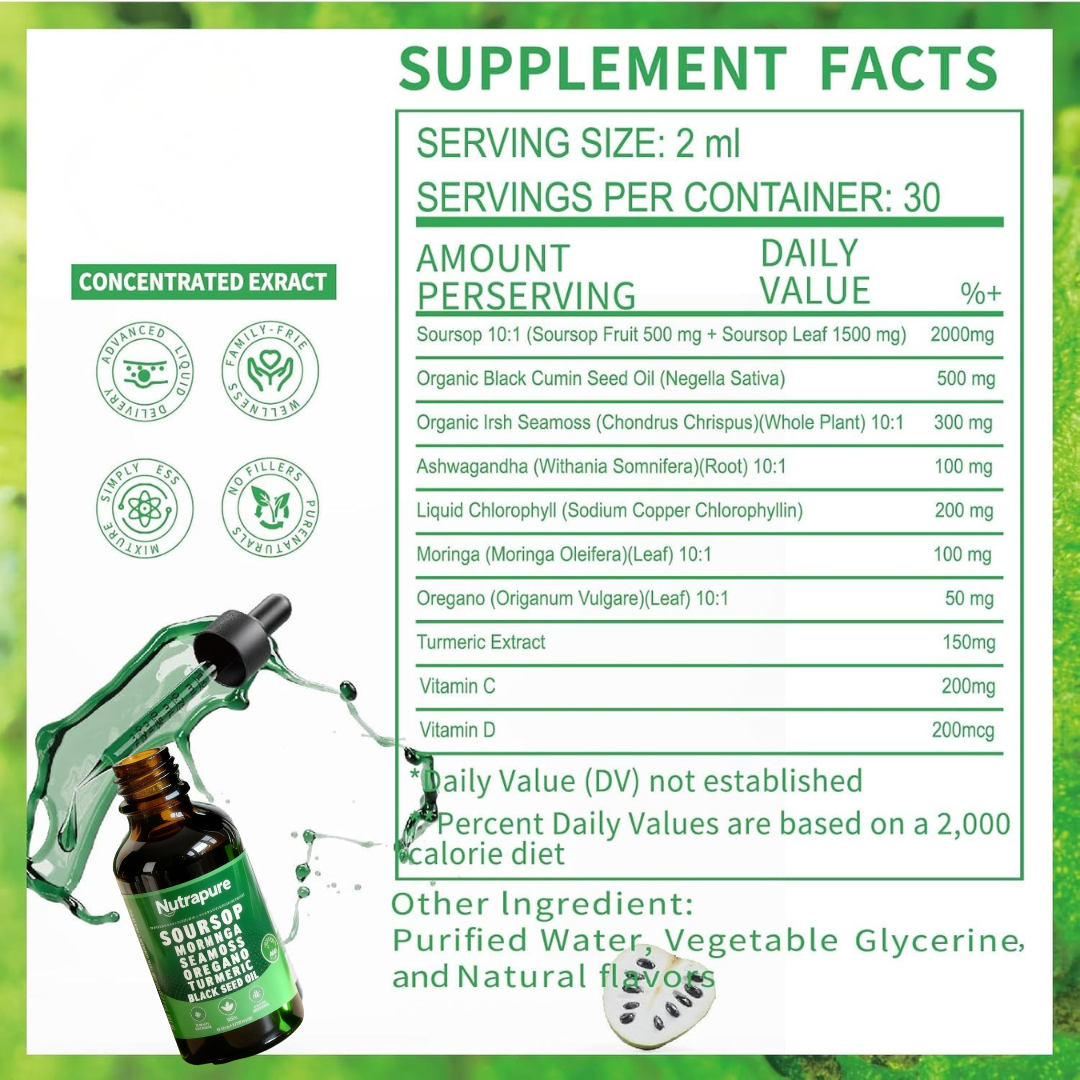 10 in 1 Soursop Liquid Drops