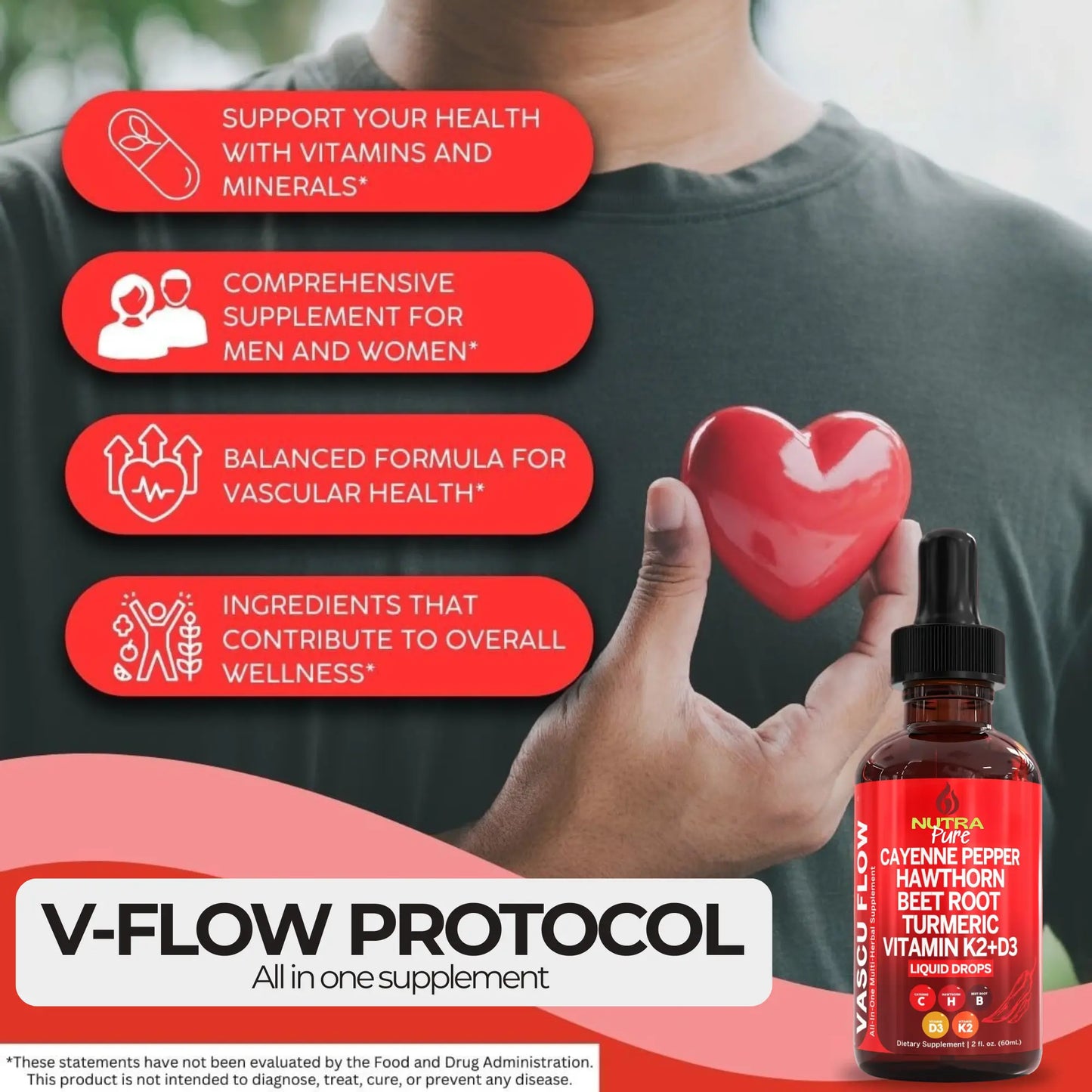 Cayenne Pepper Supplement Liquid Drops