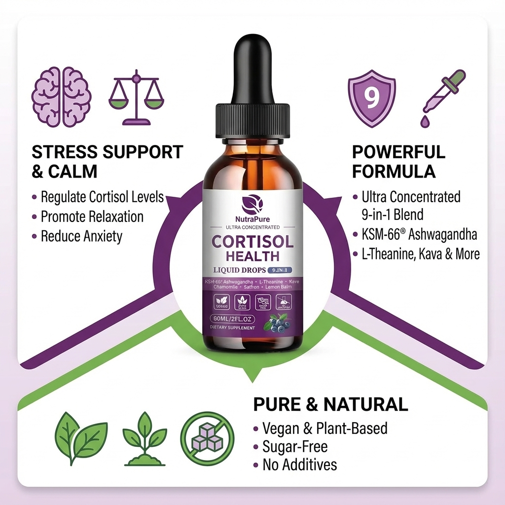 Cortisol Support Liquid Drops