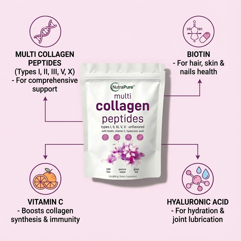 Grass Fed Collagen Peptide Powder