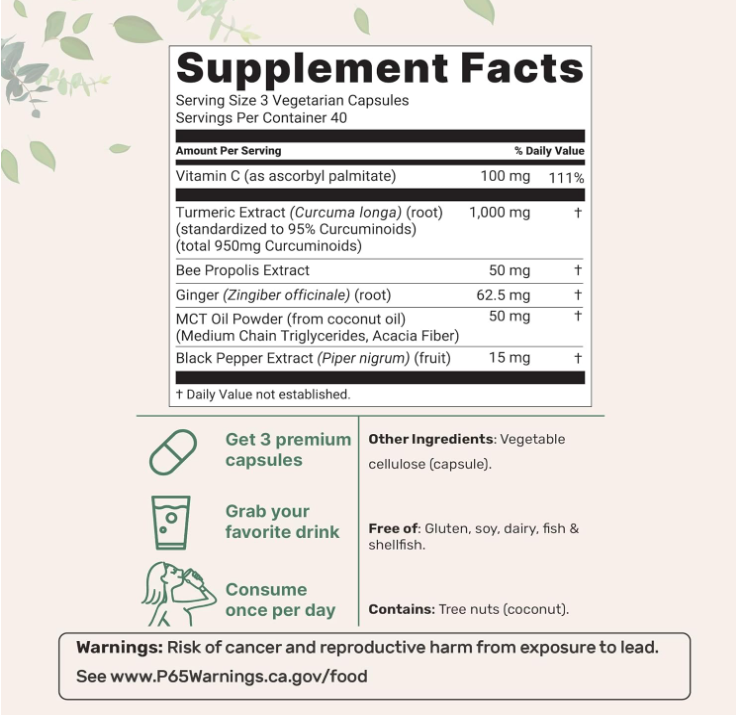 Pure Turmeric Curcumin