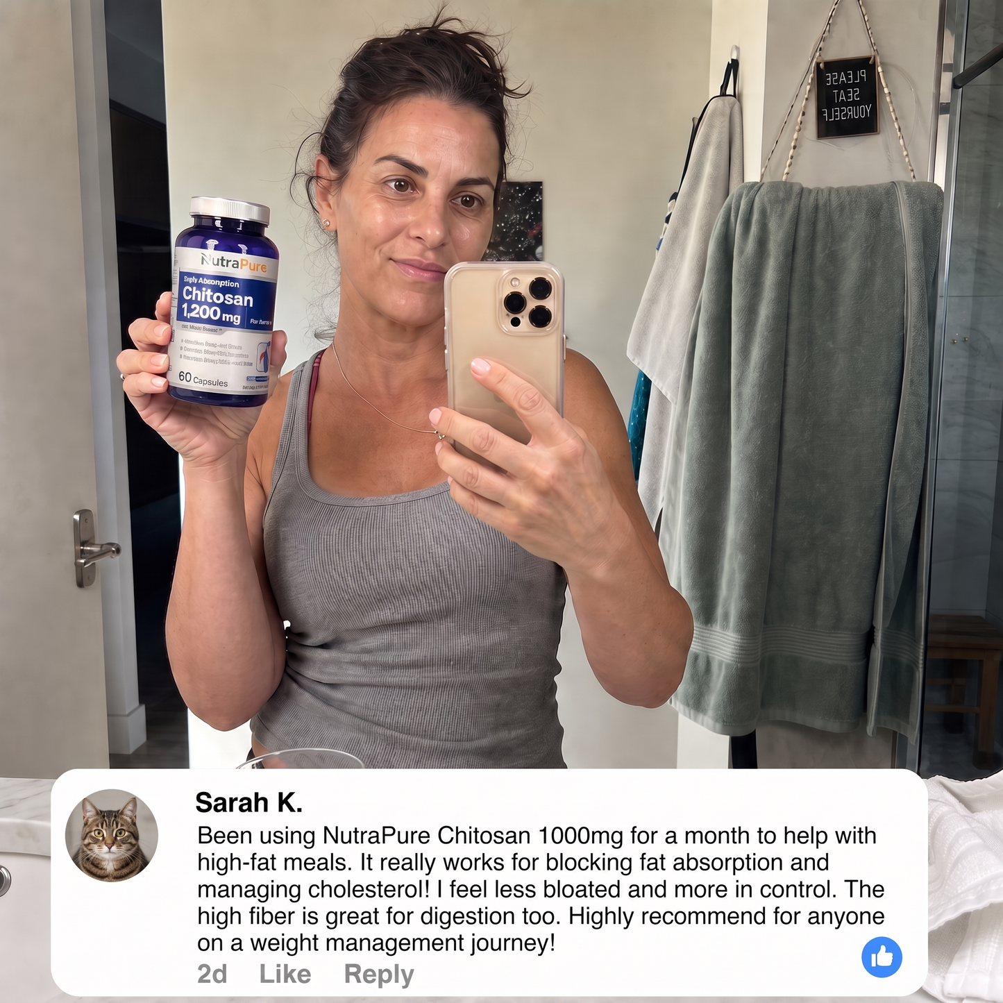 NutraPure Chitosan 1200mg