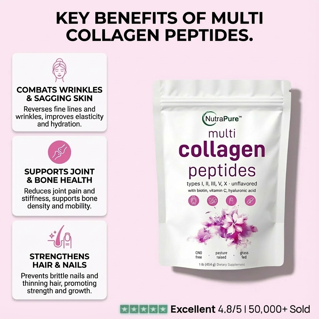 Grass Fed Collagen Peptide Powder